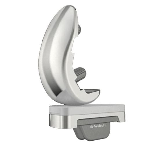 Prótesis de rodilla unicompartimental - GMK® UNI - Medacta - de platillo fijo