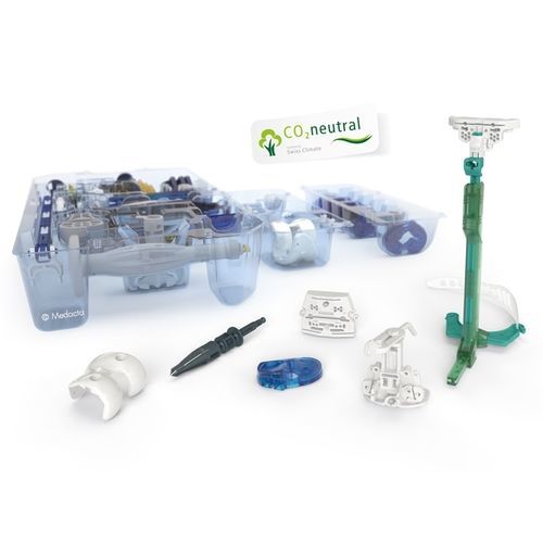 Kit de instrumentos para implantación de prótesis de rodilla - GMK® Efficiency - Medacta - estéril / desechable