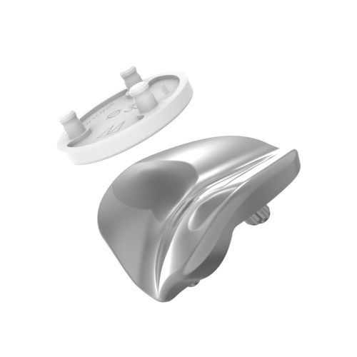Prótesis patelofemoral unicompartimental - MOTO® PFJ - Medacta - cementada