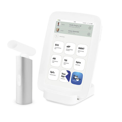 Espirómetro electrónico - MESI mTABLET SPIRO - MESI - portátil / con pantalla táctil / con red inalámbrica