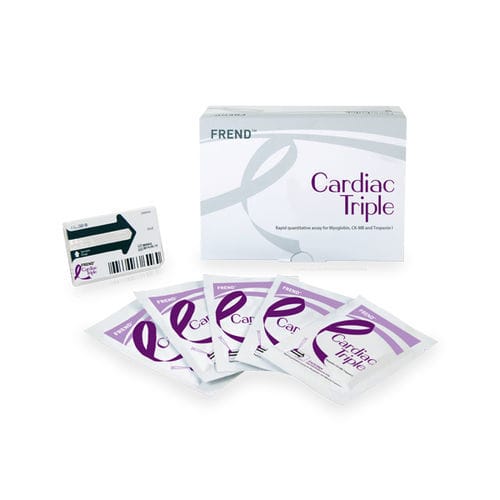 Prueba rápida para enfermedades cardiovasculares - FRCT 025 - NanoEntek - de mioglobina / cTnI / de quinasa creatina