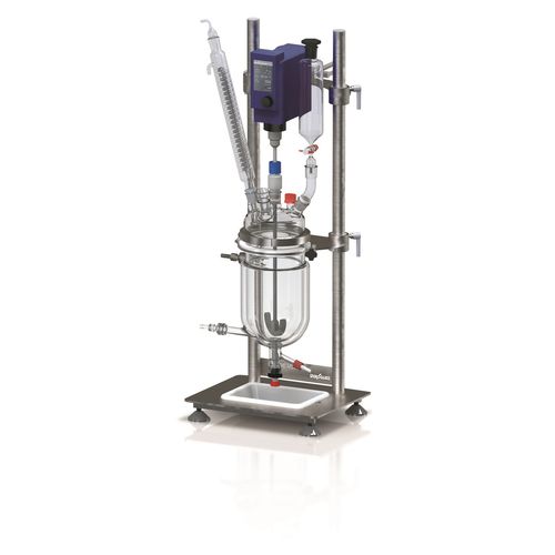 Reactor de laboratorio - SQEG080 series - Steroglass - de vidrio borosilicato
