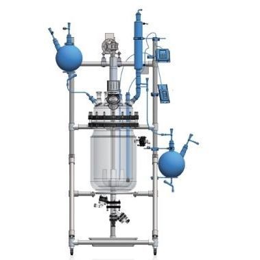 Reactor de laboratorio - SQHK083689 - Steroglass - de vidrio borosilicato
