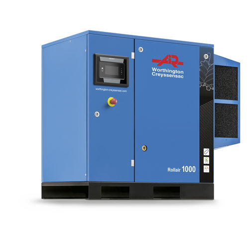 Compresor de aire no especificado - ROLLAIR 750-2000 - Worthington Creyssensac - de tornillo / estacionario / lubricado