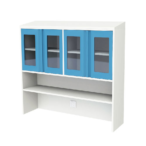 Armario de hospital - JDGDG111-G - Jingdong Technology - con puerta / de pared / azul