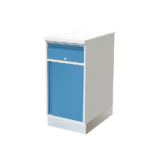 Armario de hospital - JDGDG111A1, JDGDG111A2 - Jingdong Technology - con puerta / de pared / azul