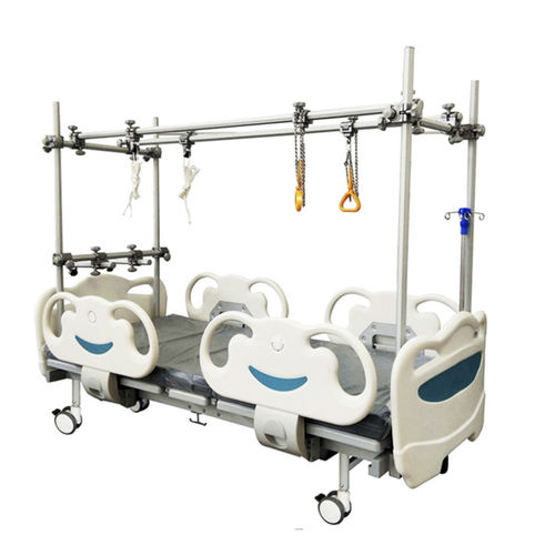 Cama de hospital - JDC-SY171B1G1 - Jingdong Technology - manual / de altura regulable / con ruedas