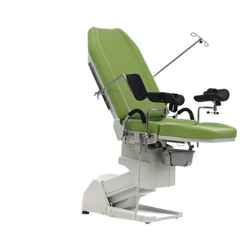 Sillón de reconocimiento ginecológico - JME-30 - ISIK KARDESLER MEDIKAL - eléctrico / de altura variable / con respaldo regulable