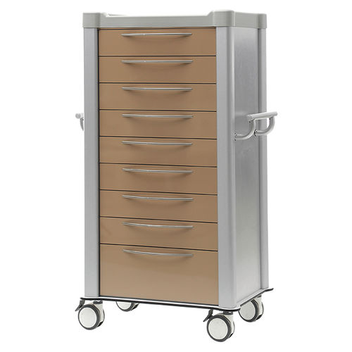Carro médico - LINEA-10 - ISIK KARDESLER MEDIKAL - para medicamentos / para transporte / de almacenamiento