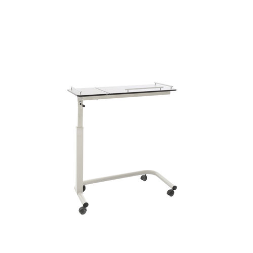 Mesa de cama con ruedas - HYM-K10 - ISIK KARDESLER MEDIKAL - de altura regulable / con accionamiento manual