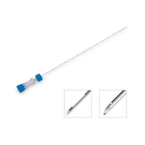 Aguja de biopsia histológica - EXPLORA - Zamar Care - de Chiba / ecogénica / 18 G