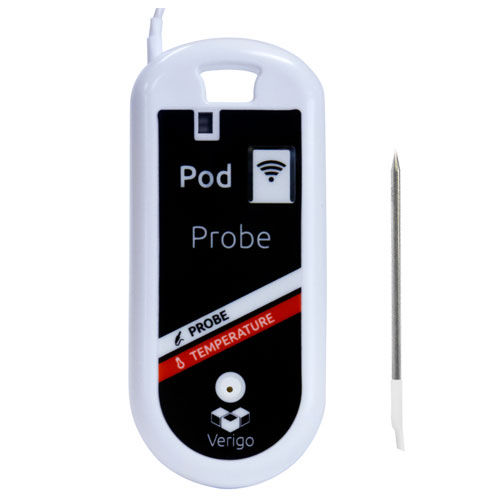Registrador de datos de temperatura - Pod Probe - JRI - de baja temperatura / de laboratorio / para cadena de frío