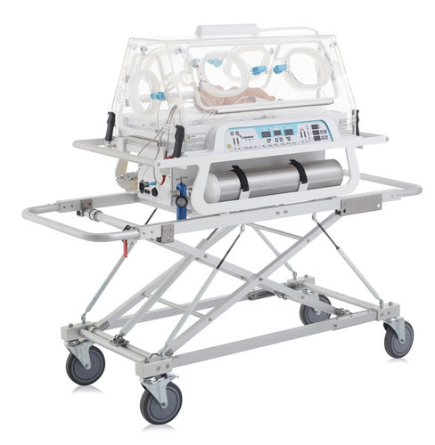 Incubadora neonatal para transporte - VAV-TR - Tende Elektronik - con ruedas / de altura variable / con báscula