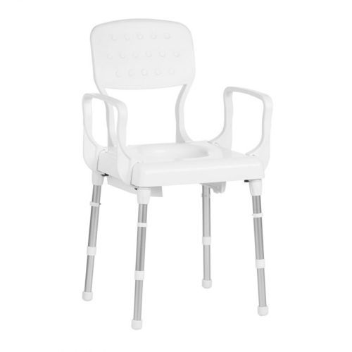 Silla con orinal con cubo - STALHAM-STABLE series - Medi-Plinth - sin respaldo / de altura variable