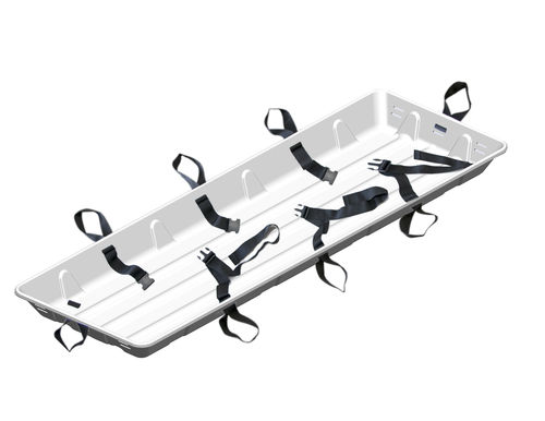 Camilla espinal de plástico - Bariatric Mortuary Body Tray - Nutwell Logistics Limited - bariátrica / amagnética
