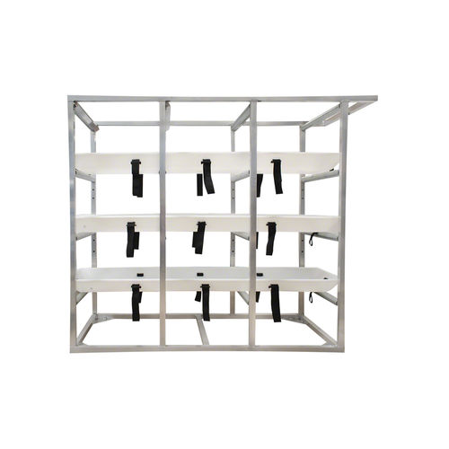 Scaffalatura di stoccaggio para camillas mortuorias - Aluminium Mortuary Body Storage Racking - Nutwell Logistics Limited - de aluminio
