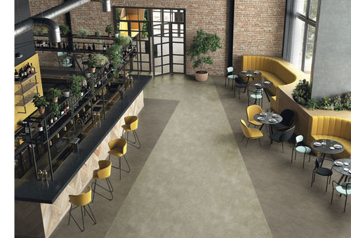Pavimento de hormigón - 6012 - Polyflor - de piedra / de PVC / de vinilo