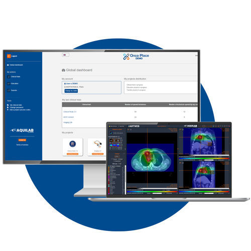 Software médico - AQUILAB - TDM / para radioterapia / análisis de datos