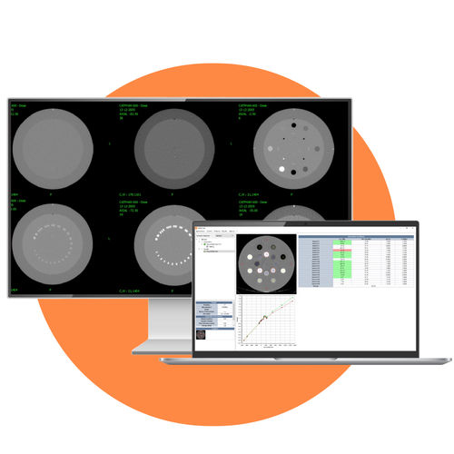 Módulo de software TEP - PET QA - AQUILAB - SPECT / para medicina nuclear / de gestión
