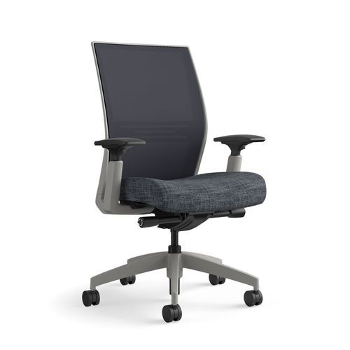 Silla de oficina con reposabrazos - Amplify - IDEON - con ruedas / giratoria