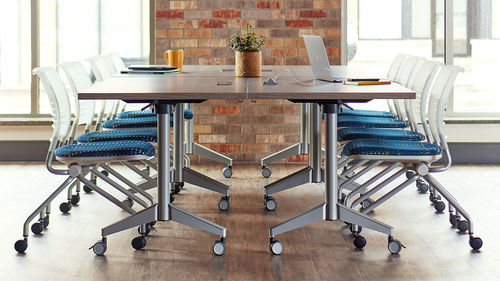 Mesa de trabajo - Pirouette - KI - de altura regulable / fija