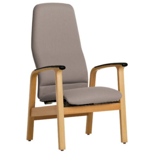 Silla para sala de espera - wedgewood - WIELAND - con reposabrazos / con respaldo alto / ergonómica