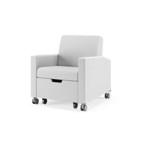 Sillón para sala de espera - accord™ - WIELAND - convertible / con ruedas / cama