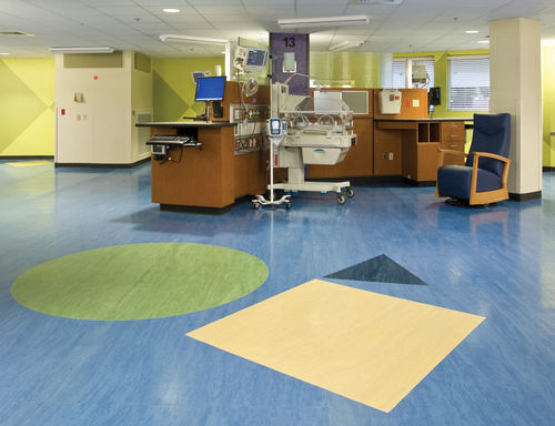Pavimento de caucho - evolving Series - Flexco - antibacterias