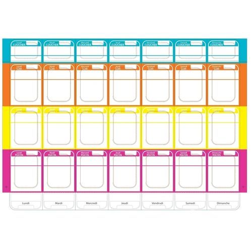 Etiqueta para pastillero - MULTIPLUS - Ims medication