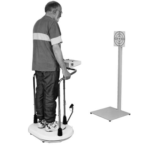 Sistema de rehabilitación de equilibrio - HQZ Tm Bipodal - Tech med Tm - configurado para ordenador