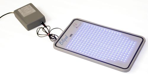 Lámpara de fototerapia neonatal - BILIPAD - AVI Healthcare - de tipo manta / de luz azul