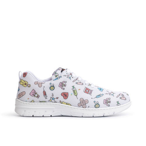 Zapato hospitalario para mujer - CALPE ESTAMPADO - DIAN - antideslizante / transpirable / lavable
