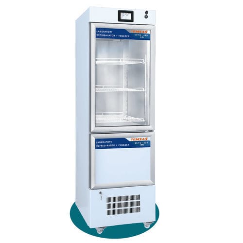 Refrigerador de laboratorio - EKT-D 175 - EMSAS - de tipo armario / con 1 puerta / con puerta de cristal