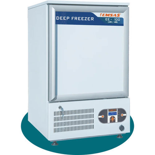 Congelador para plasma sanguíneo - EE 100 - EMSAS - de laboratorio / de tipo armario / con 1 puerta