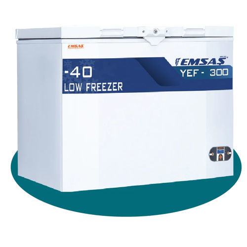 Congelador para plasma sanguíneo - YEF 300 - EMSAS - de laboratorio / de tipo arcón / con 1 puerta