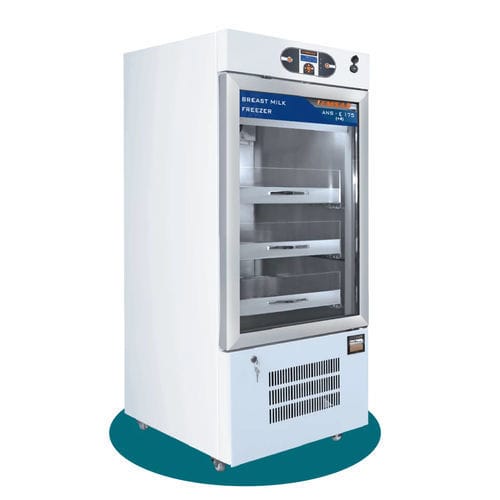 Refrigerador para leche materna - ANS-E 175 - EMSAS - de tipo armario / con ruedas / con 1 puerta