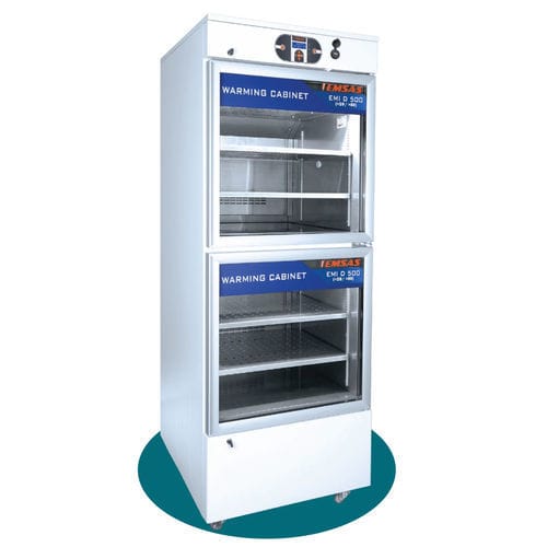 Armario calefactado - EMI-D 500 - EMSAS - para mantas / con estante / con 2 puertas