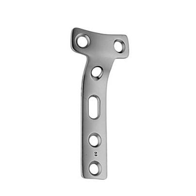 Placa de compresión para tibia - 3-71 series - Erbrich Instrumente - porción proximal / lateral