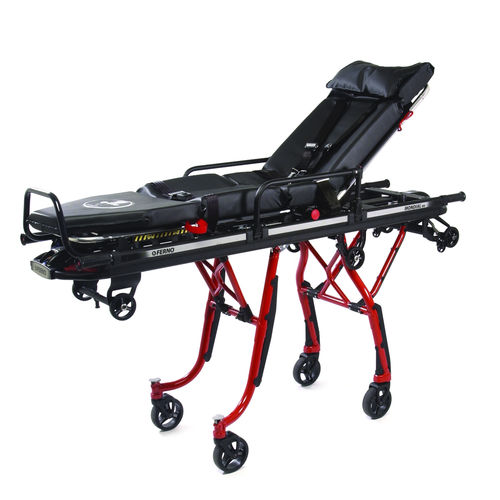 Carro camilla de transporte - Mondial® Monobloc - Ferno International - de emergencia / manual / con respaldo regulable