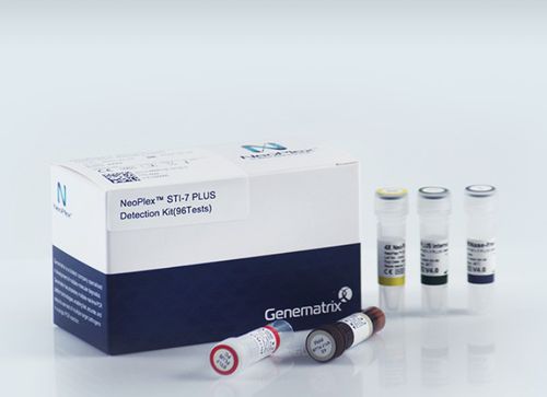 Kit de prueba de enfermedades de transmisión sexual - NeoPlex™ STI-7 PLUS - Genematrix Inc. - de virus del herpes simple / de Treponema pallidum / de Candida albicans
