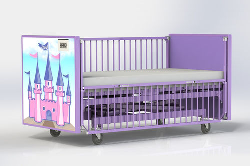 Cama de hospital - LAURIE  - HARD Manufacturing CO., INC - eléctrica / pediátrica / de altura regulable