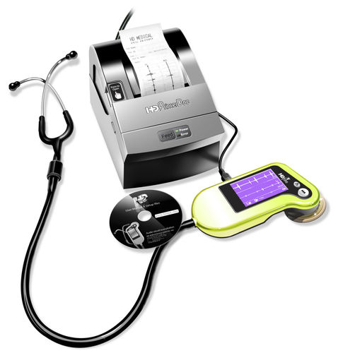 Estetoscopio electrónico - HDfono - HD Medical Group - con monitor multiparamétrico