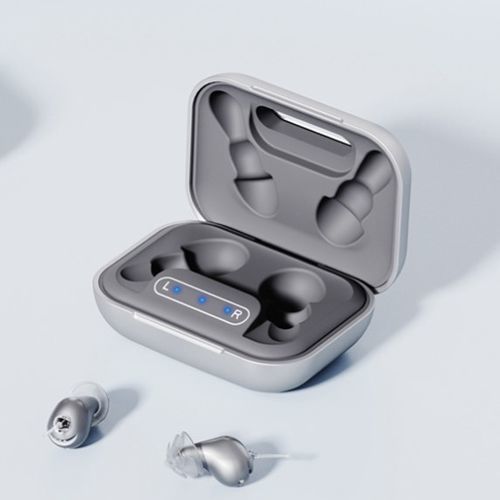 Prótesis auditiva CIC - JH-A40C - Huizhou Jinghao Medical Technology - con mando a distancia / recargables / con reductor de ruido