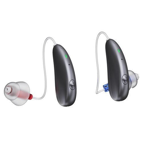 Prótesis auditiva RIC - DW5B - Huizhou Jinghao Medical Technology - bluetooth® / con reductor de ruido / estanca