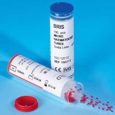 Tubo de extracción cilíndrico - GC00xx series - International Scientific Supplies Ltd - de sangre capilar / para extracción de muestras