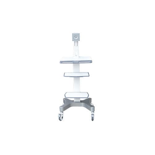 Carro médico - OM-TCE - Jiangsu Ouman Electronic Equipment - de aluminio / de plástico / con estante
