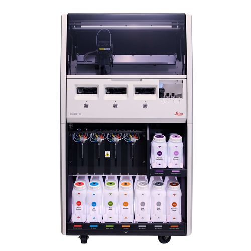 Sistema de preparación de muestras automático - BOND-III - Leica Biosystems - de diagnóstico / para inmunohistoquímica / para tinción de portaobjetos