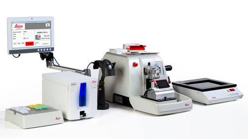 Impresora para portaobjetos de microscopio - HistoCore PERMA S - Leica Biosystems - para histopatología / compacta / de laboratorio