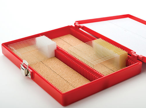 Accesorio de almacenamiento de laboratorio - 3802520 - Leica Biosystems - para portaobjetos de microscopio / para almacenamiento / de plástico
