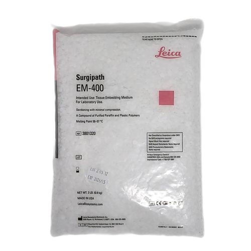 Reactivo de cera de parafina - EM-400 - Leica Biosystems - para histologia / para inclusión de tejidos